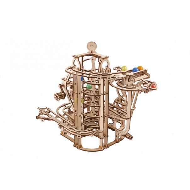 3d eko drvena mehanička puzla -KLIKER SPIRALNA STAZA - 225-1-1