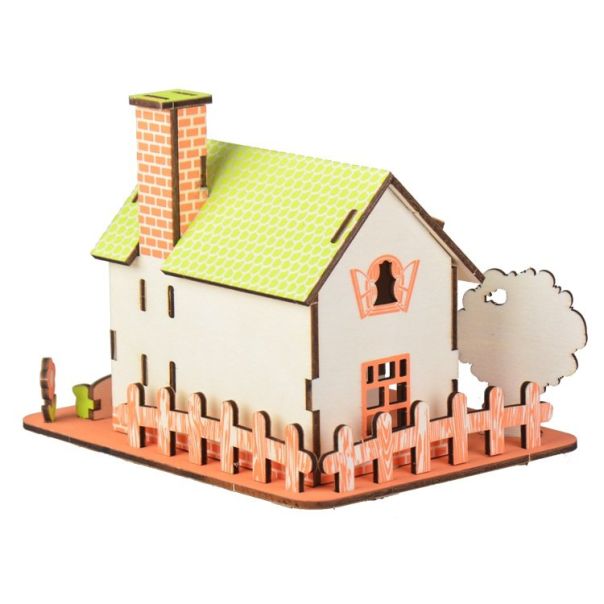 3d eko drvena slagalica - ZELENA BAJKA - 83-1-1