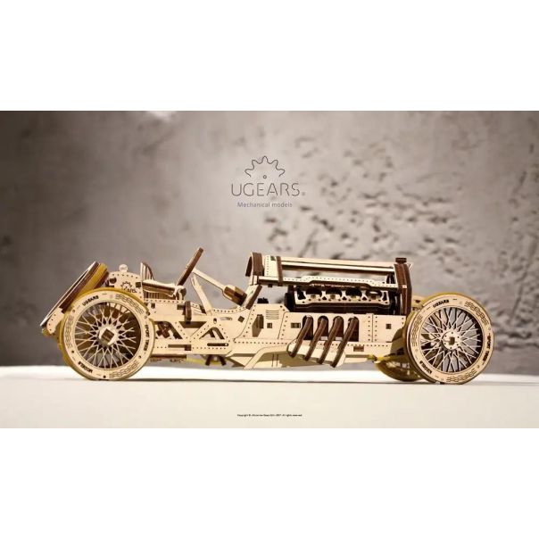 3d drvena mehanička puzzle - U-9 Grand prix - 158-1