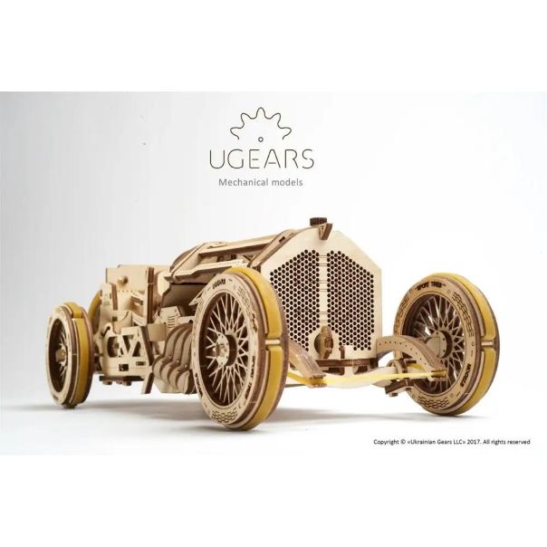 3d drvena mehanička puzzle - U-9 Grand prix - 158-1