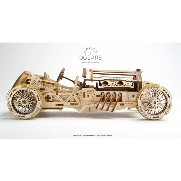 3d drvena mehanička puzzle - U-9 Grand prix - 158-1