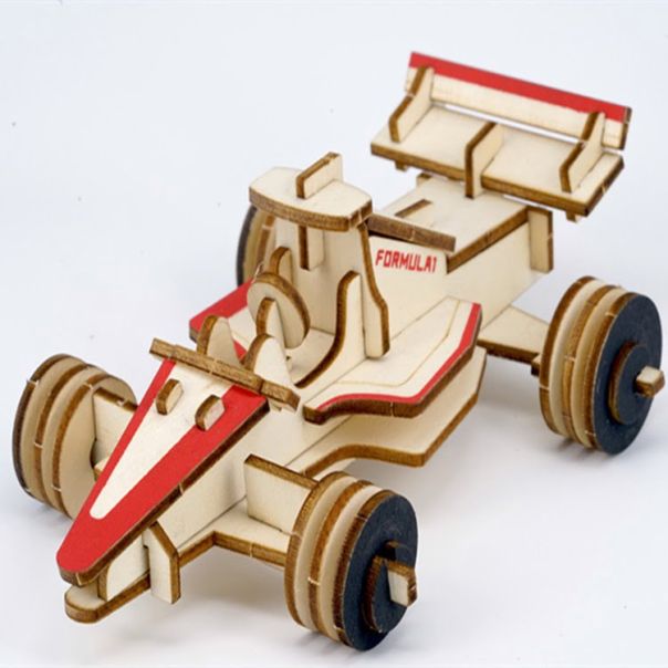 3d drvena puzzle - FORMULA 1 - 69