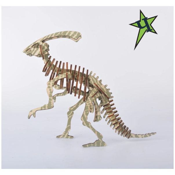 3d drvena puzzle  - PARASAUROLOPHUS - 95-1-1