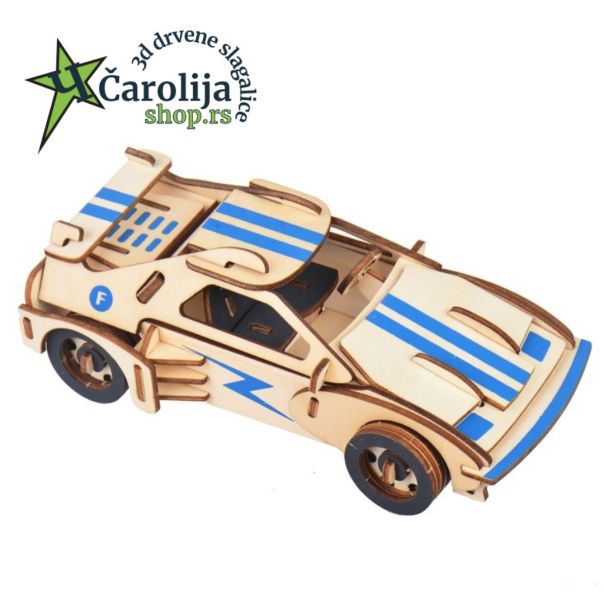 3d puzzle - Sportski automobil f20 - 71-1