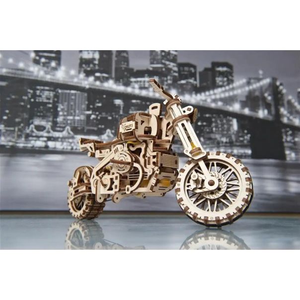 3d drvena puzzle - MOTOR SCRAMBLER UGR -10 - 175-1