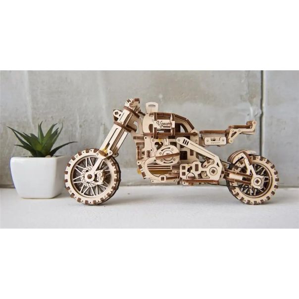 3d drvena puzzle - MOTOR SCRAMBLER UGR -10 - 175-1