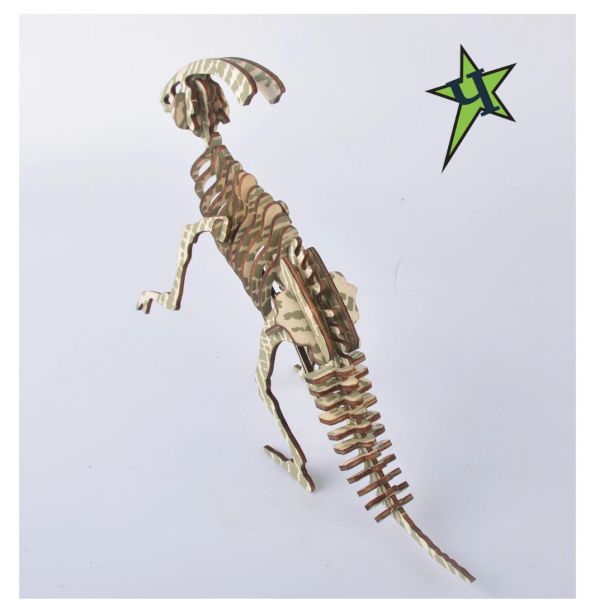 3d drvena puzzle  - PARASAUROLOPHUS - 95-1-1