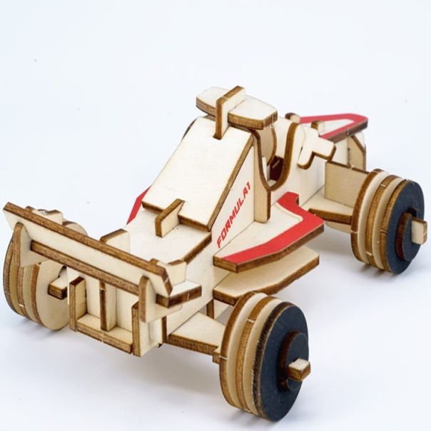 3d drvena puzzle - FORMULA 1 - 69