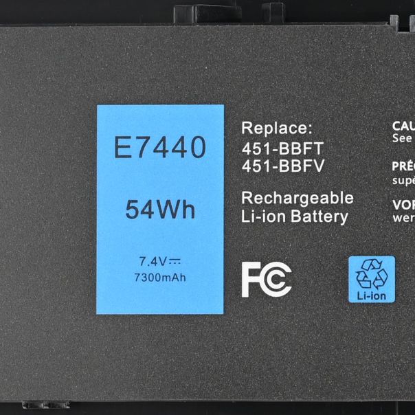 Baterija za laptop Dell Latitude E7420, E7440 7.4V 47WH HQ2200 B - 223674