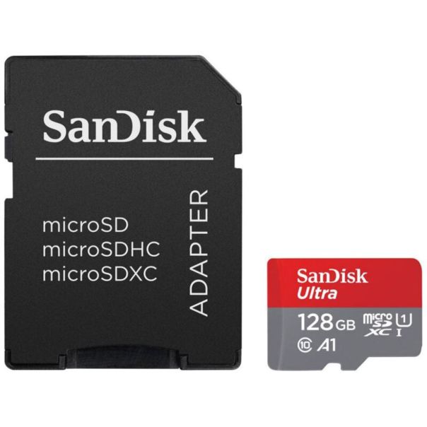 SANDISK Micro SDXC 128GB Ultra, SDSQUAB-128G-GN6MA sa adapterom - 0001289171