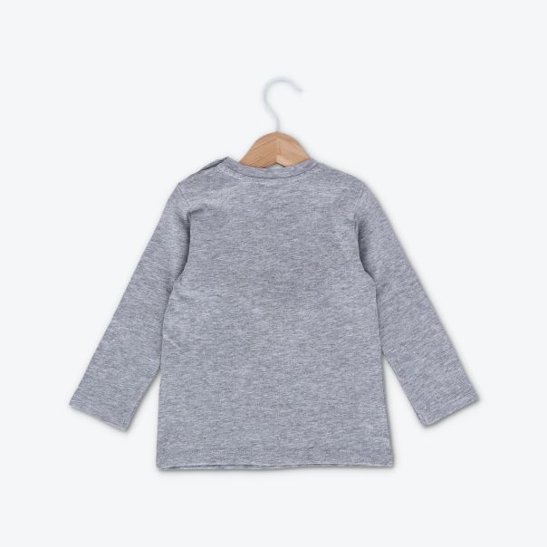 BENETTON Majica sa dugim rukavima 3F93C14ST-501 - 3F93C14ST-501