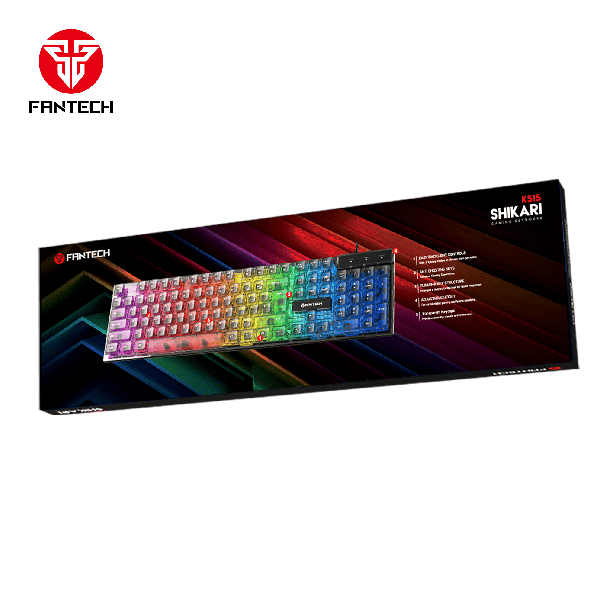 FANTECH Tastatura membranska Gaming K515 Shikari crna - 210781