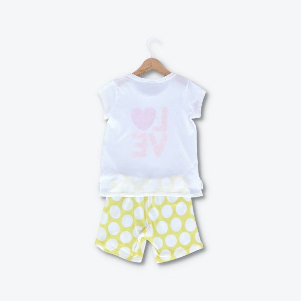 BENETTON Komplet majica i šorc 3Q220P1ZT-101 - 3Q220P1ZT-101