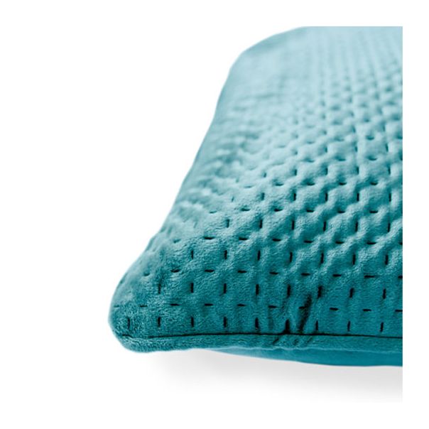DEKOR DOM Dekorativna jastučnica VELLUTO ULTRASONIC 45x45 - Petrol - EP2880024