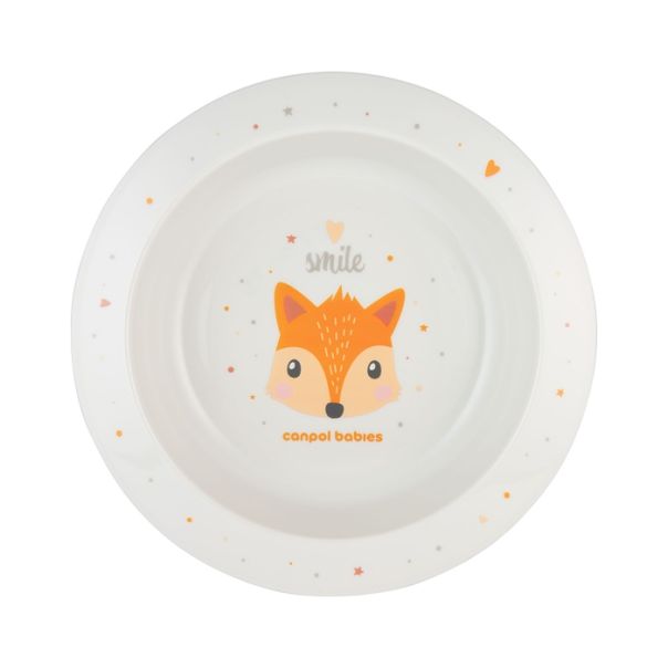 CANPOL BABIES CINIJA 4/412 CUTE ANIMALS 270ML - ORANGE - EP2741085