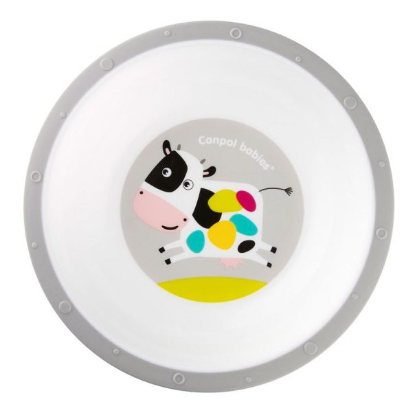 CANPOL Canpola baby činija 4/416 - Little cow 270 ml - 4-416