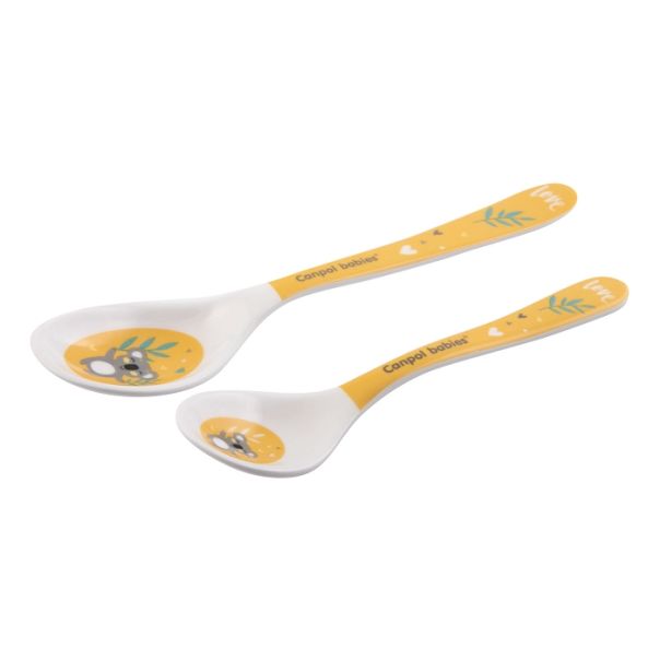 CANPOL BABIES SET KASIKA (2kom) 4/530 MELAMINE - EXOTIC ANIMALS YELLOW - EP2739370