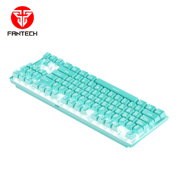FANTECH Gejmerska mehanička tastatura MK856 MAXFIT87 MINT EDITION (PLAVI SWITCH) - FT99924