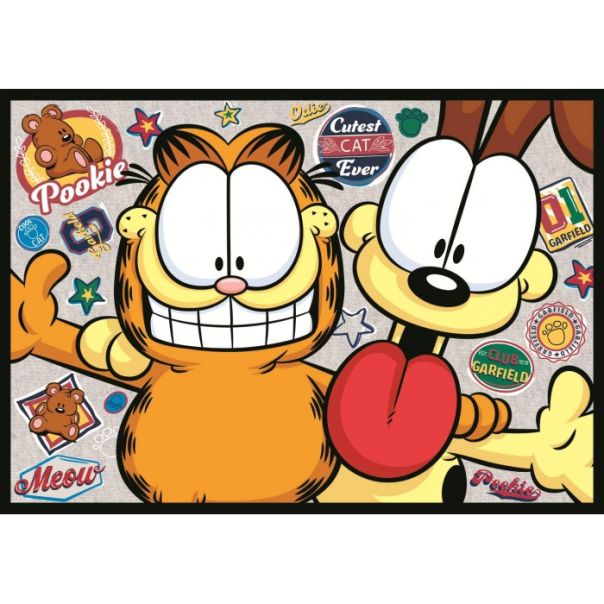 TREFL Puzzle Garfild ne voli ponedeljke - 4x250 delova - 103463-13344