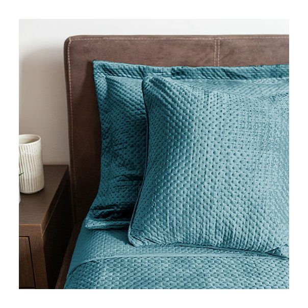 DEKOR DOM Prekrivač Velluto 160x220cm, petrol - 023906