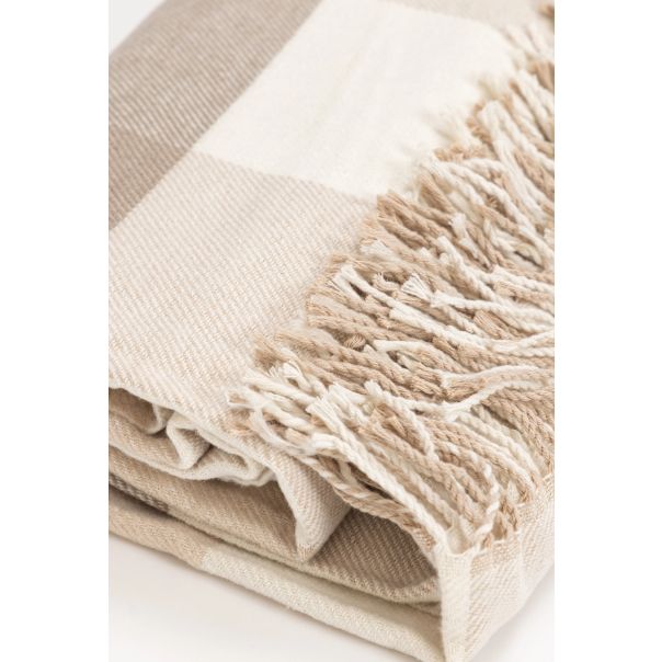 STEFAN Ćebe sa resama 150x200cm, braon - 4000149