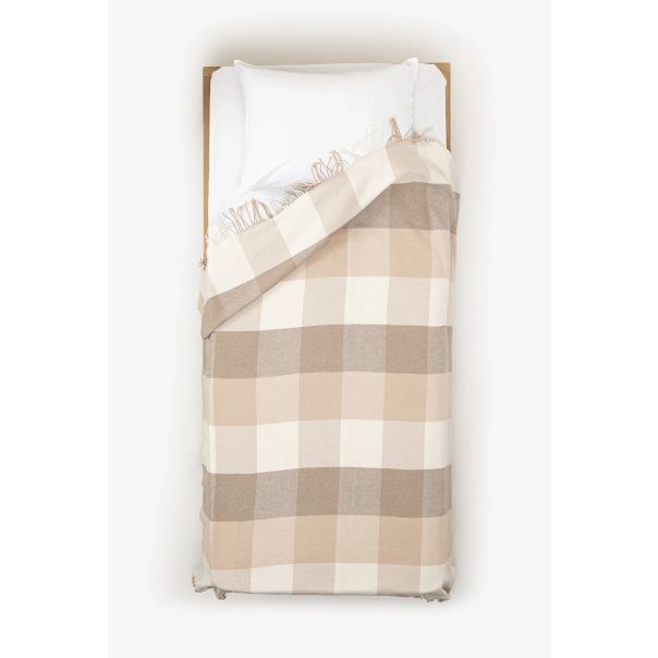 STEFAN Ćebe sa resama 150x200cm, braon - 4000149