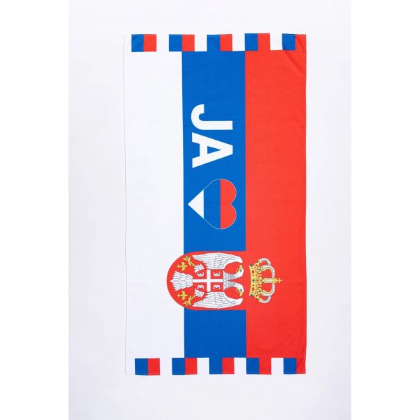 STEFAN Plažni peškir 70x140cm Srbija u srcu - 4000153-2