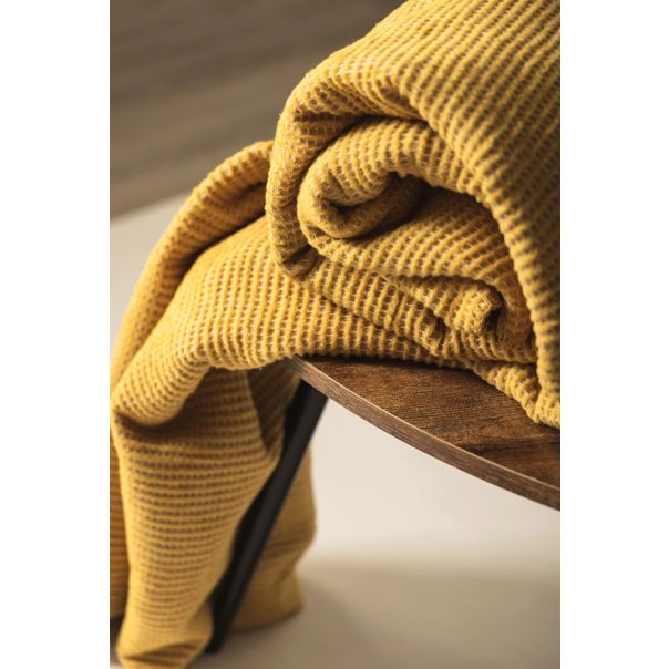 STEFAN Ćebe150x200cm, oker - 4000178-5