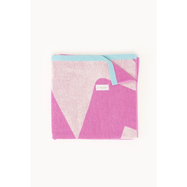 STEFAN Peškir za plažu 90x180cm Leto, pink - EP3085341