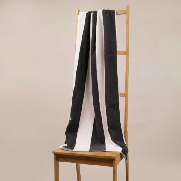 STEFAN Peškir za plažu 70x170cm siva pruga - 4000191-sivapruga