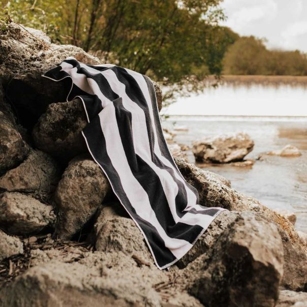 STEFAN Peškir za plažu 70x170cm siva pruga - 4000191-sivapruga