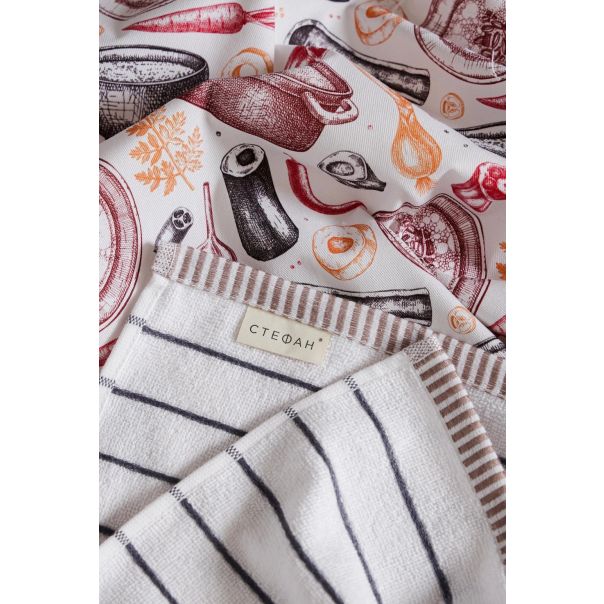 STEFAN Set kuhinjska krpa 40x60cm i peškir 40x60cm Kuhinja - EP2952178