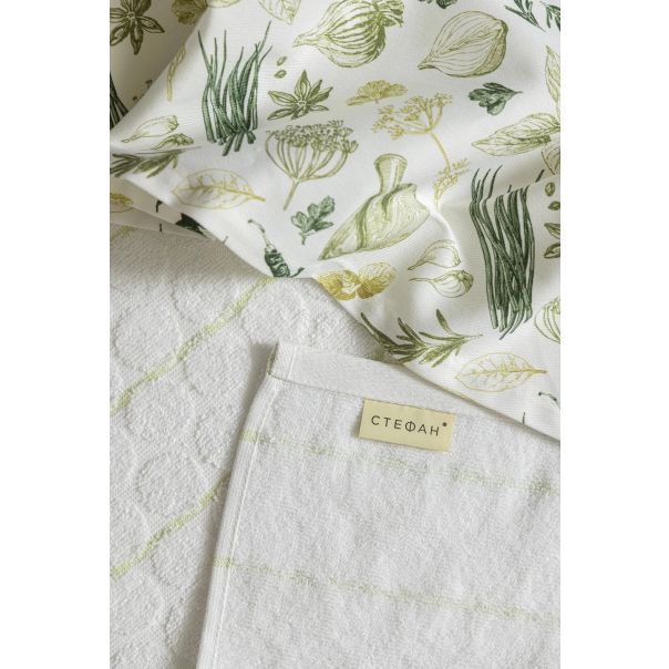 STEFAN Set kuhinjska krpa 40x60cm i peškir 40x60cm Začin - EP2952184