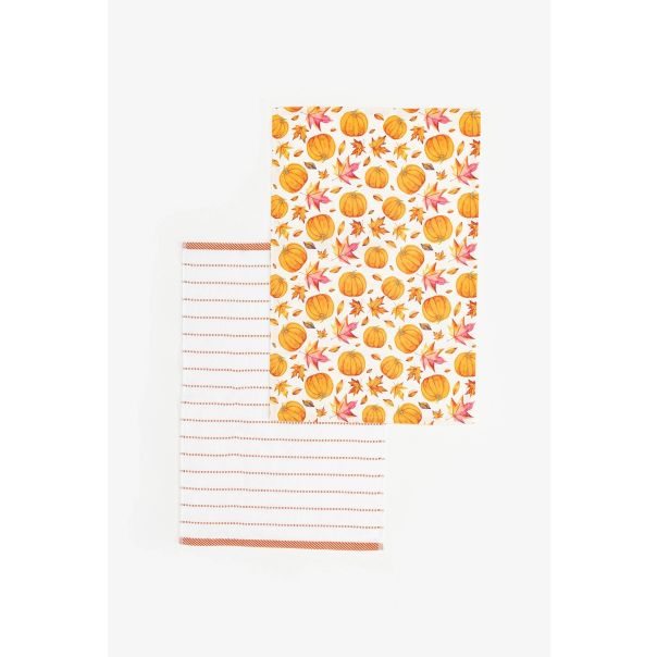 STEFAN Set kuhinjska krpa 40x60cm i peškir 50x70cm Bundeva - 4000210 – bundeve