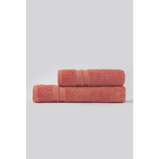STEFAN Peškir 50x90cm Oaza, koralna - 4000792-KORAL