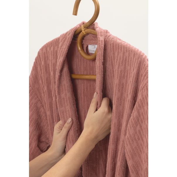 STEFAN Bademantil Linea S/M, roze - EP3085356