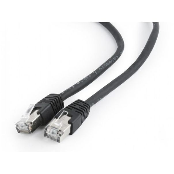 GEMBIRD PP6-2M/BK Mrezni kabl, CAT6 FTP Patch cord 2m Black - 39816