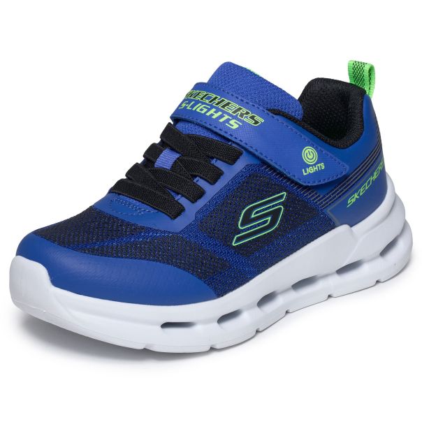 SKECHERS Patike glide-step lights BP - 400240L-BLBK