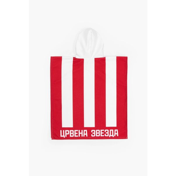 CRVENA ZVEZDA Pončo za decu 60x60cm, crvena/bela - EP3093251