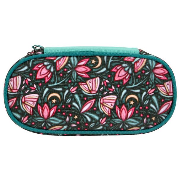 SANTORO GORJUSS Ovalna pernica 1 zip Woodland Wildflower 384GJ36 - 20929-1-1