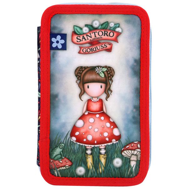 SANTORO GORJUSS Puna pernica 3 zipa Little Mushroom 607GJ35 - 20936-1-1-1-1