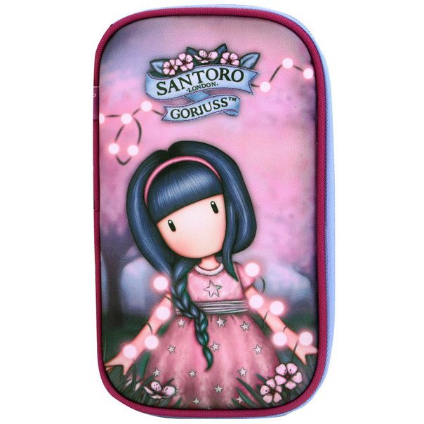 SANTORO GORJUSS Ovalna puna pernica 1 zip Fairy Dusk 1046GJ21 - 20942-1