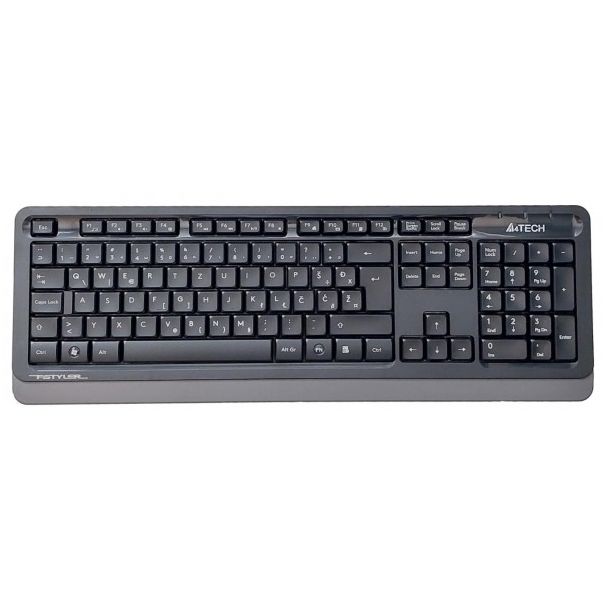 A4 TECH Tastatura FK10 Fstyler USB US, siva/crna - TAS00960