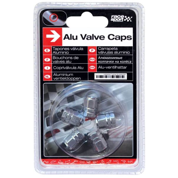 SUMEX Kapice ventila  aluminijumske srebrne set 5kom - 4006900