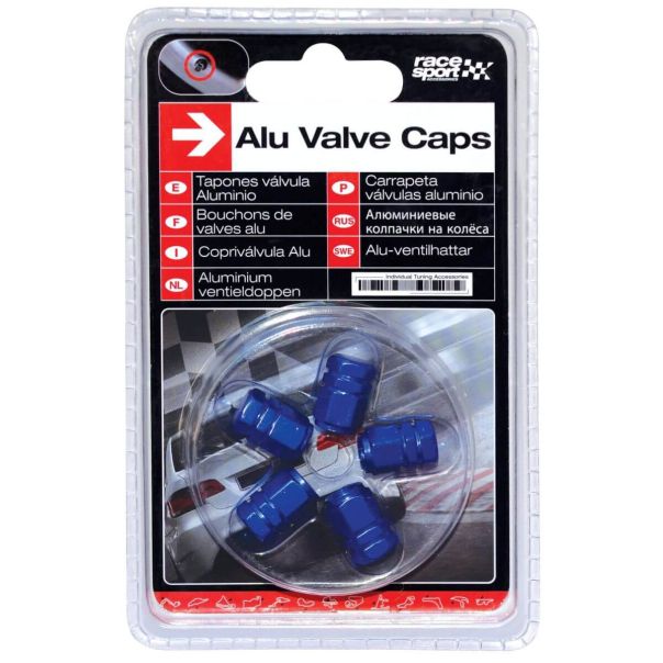 SUMEX Kapice ventila  aluminijumske plave set 5kom - 4006925