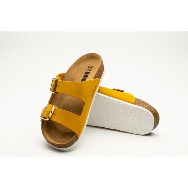 LEON Ženska papuča Anna-žuta - 4010-ŽU