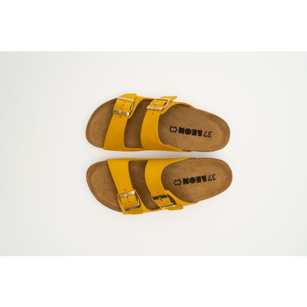 LEON Ženska papuča Anna-žuta - 4010-ŽU