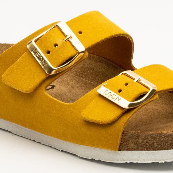 LEON Ženska papuča Anna-žuta - 4010-ŽU