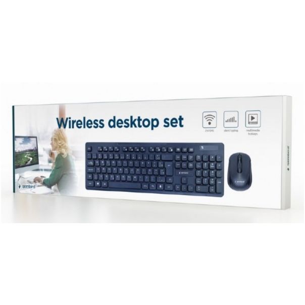 GEMBIRD Set tastatura i miš KBS-WCH-03, crna - 39886