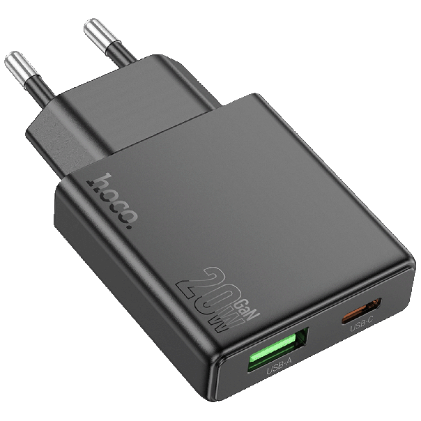 hoco. Punjač kućni N38 brzi, PD20W + QC3.0 Dual Port - N38 Delgado EU - 40203-1-1